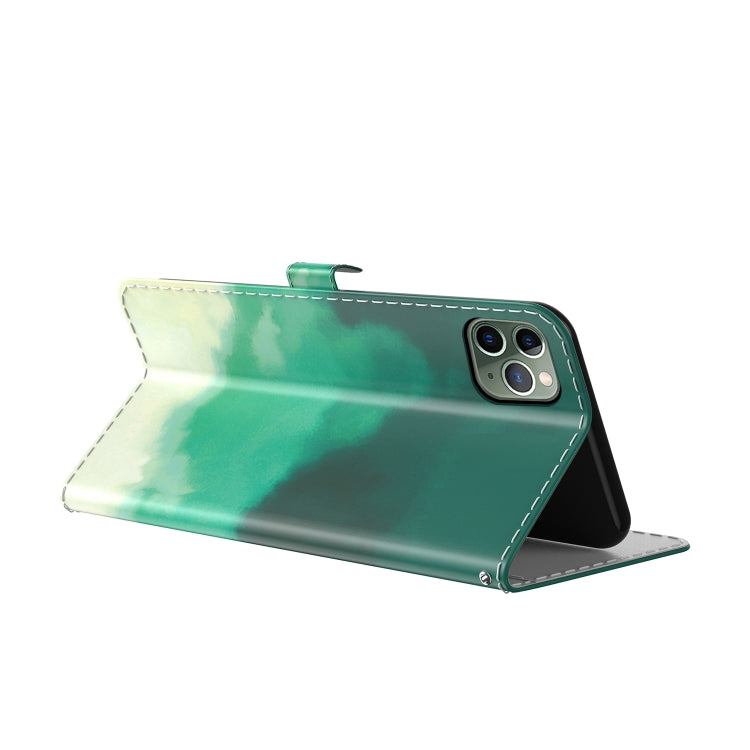 Watercolor Pattern Horizontal Flip Leather Case with Holder & Card Slot & Wallet For iPhone 11 Pro Max