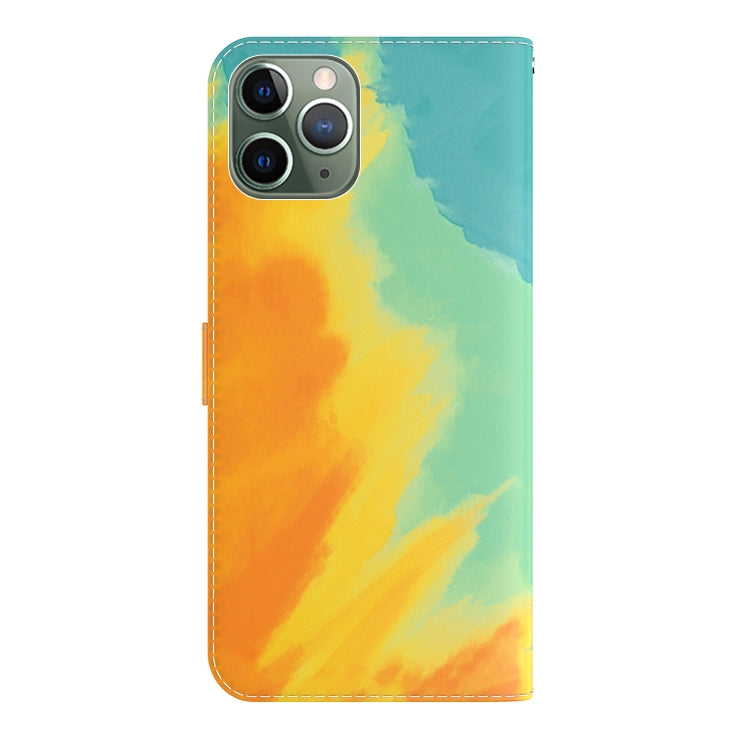 Watercolor Pattern Horizontal Flip Leather Case with Holder & Card Slot & Wallet For iPhone 11 Pro Max