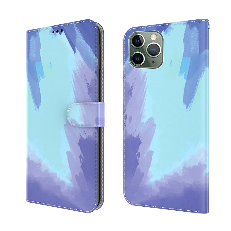 Watercolor Pattern Horizontal Flip Leather Case with Holder & Card Slot & Wallet For iPhone 11 Pro Max