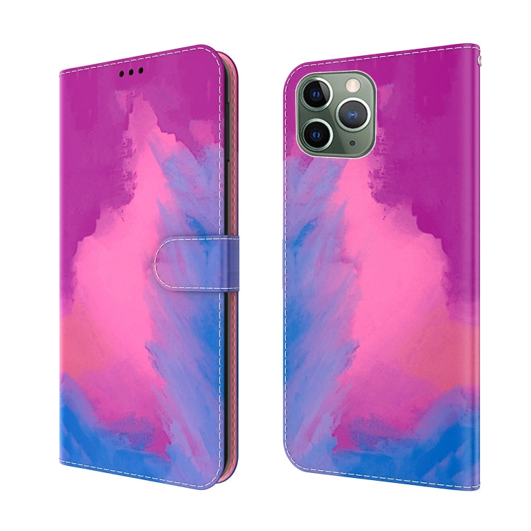 Watercolor Pattern Horizontal Flip Leather Case with Holder & Card Slot & Wallet For iPhone 11 Pro Max