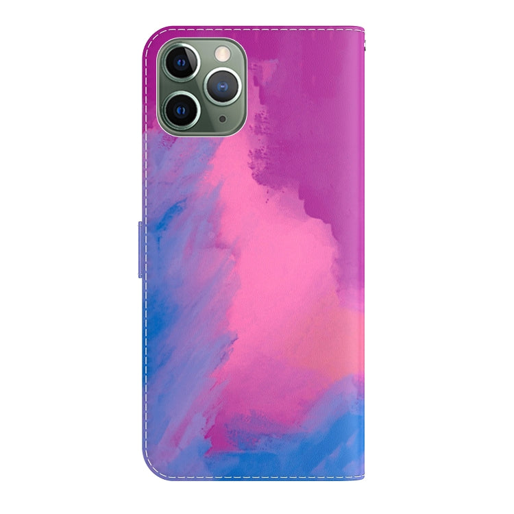 Watercolor Pattern Horizontal Flip Leather Case with Holder & Card Slot & Wallet For iPhone 11 Pro Max
