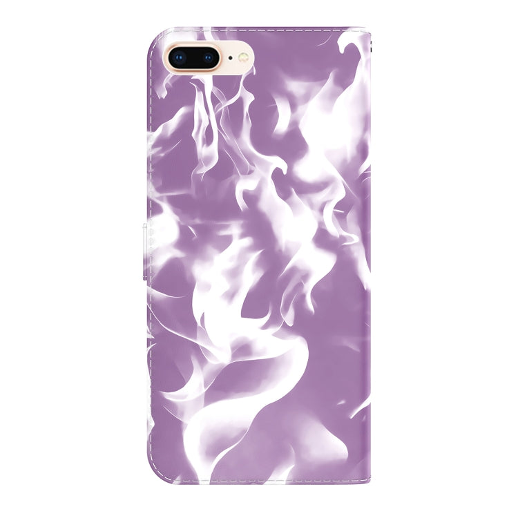 Cloud Fog Pattern Horizontal Flip Leather Case with Holder & Card Slot & Wallet For iPhone 8 Plus & 7 Plus