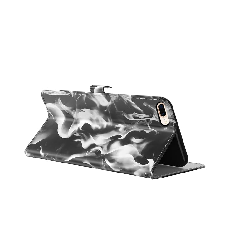 Cloud Fog Pattern Horizontal Flip Leather Case with Holder & Card Slot & Wallet For iPhone 8 Plus & 7 Plus