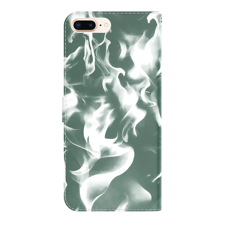 Cloud Fog Pattern Horizontal Flip Leather Case with Holder & Card Slot & Wallet For iPhone 8 Plus & 7 Plus