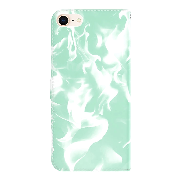 For iPhone SE 2022 / SE 2020 / 8 / 7 Cloud Fog Pattern Horizontal Flip Leather Case with Holder & Card Slot & Wallet