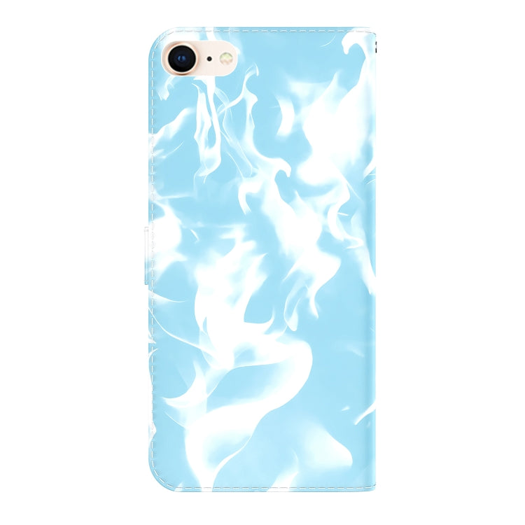 For iPhone SE 2022 / SE 2020 / 8 / 7 Cloud Fog Pattern Horizontal Flip Leather Case with Holder & Card Slot & Wallet