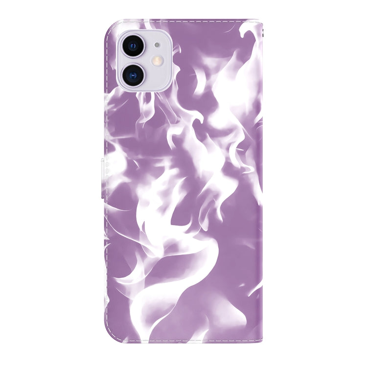 For iPhone 12 / 12 Pro Cloud Fog Pattern Horizontal Flip Leather Case with Holder & Card Slot & Wallet