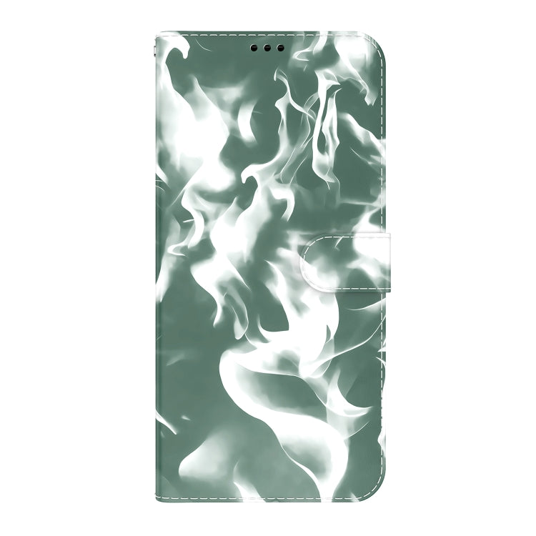 For iPhone 12 / 12 Pro Cloud Fog Pattern Horizontal Flip Leather Case with Holder & Card Slot & Wallet