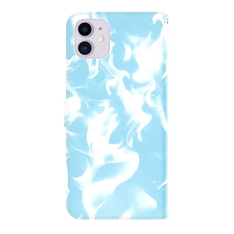 For iPhone 12 / 12 Pro Cloud Fog Pattern Horizontal Flip Leather Case with Holder & Card Slot & Wallet