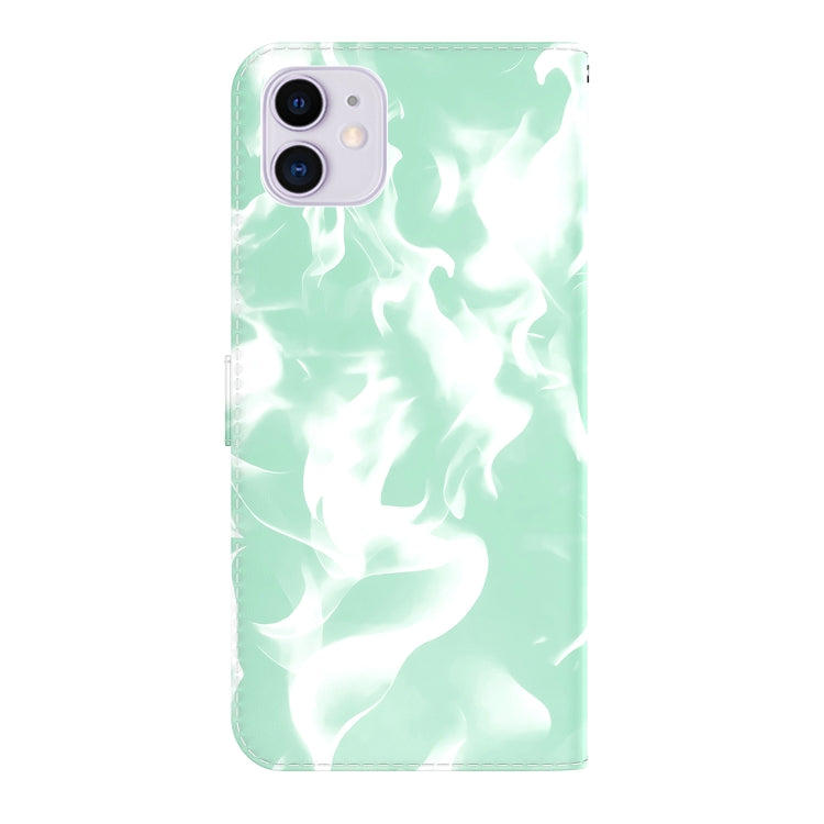 For iPhone 12 mini Cloud Fog Pattern Horizontal Flip Leather Case with Holder & Card Slot & Wallet