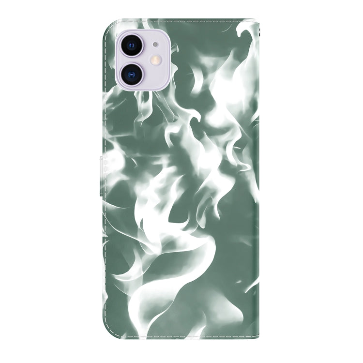 For iPhone 12 mini Cloud Fog Pattern Horizontal Flip Leather Case with Holder & Card Slot & Wallet
