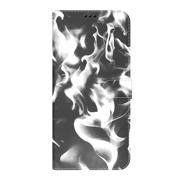 For iPhone 12 Pro Max Cloud Fog Pattern Horizontal Flip Leather Case with Holder & Card Slot & Wallet