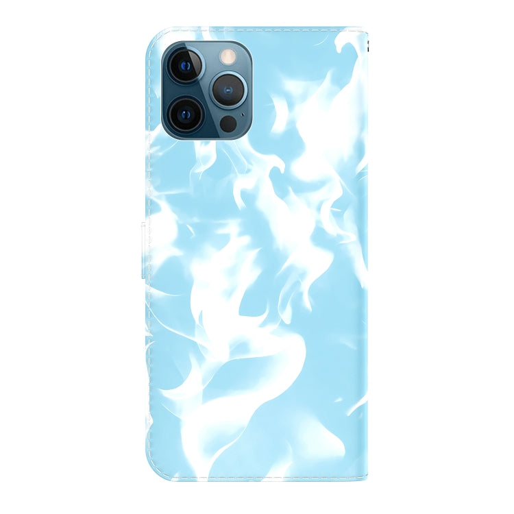 For iPhone 12 Pro Max Cloud Fog Pattern Horizontal Flip Leather Case with Holder & Card Slot & Wallet
