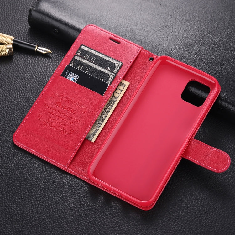 For OPPO A72 5G AZNS Sheepskin Texture Horizontal Flip Leather Case with Holder & Card Slots & Wallet