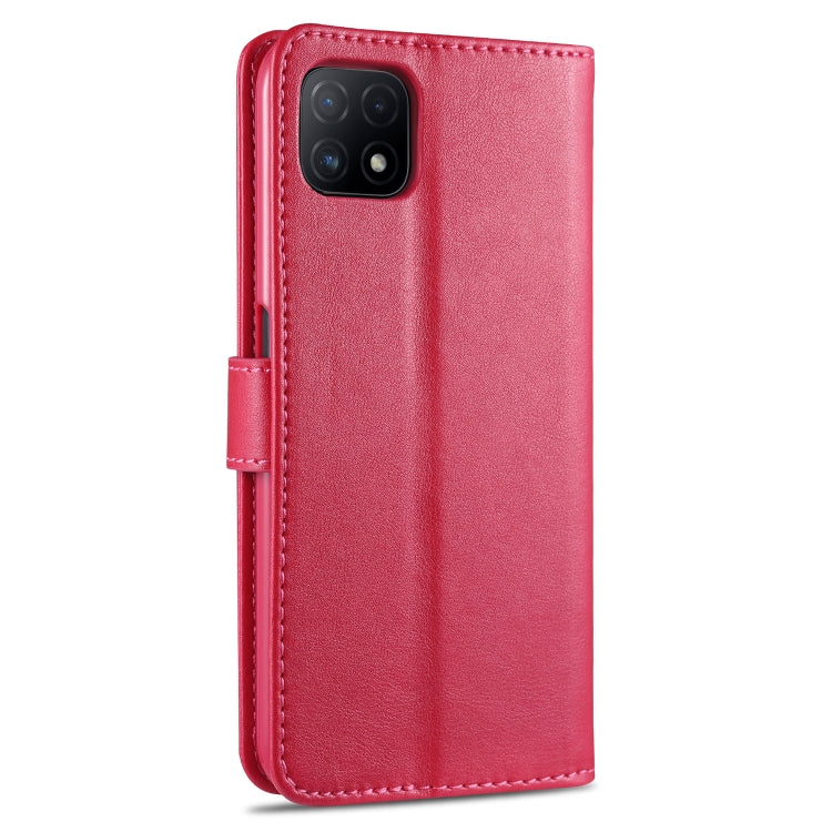 For OPPO A73 5G AZNS Sheepskin Texture Horizontal Flip Leather Case with Holder & Card Slots & Wallet