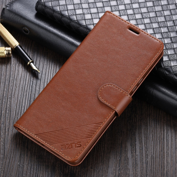 For Vivo X60 AZNS Sheepskin Texture Horizontal Flip Leather Case with Holder & Card Slots & Wallet