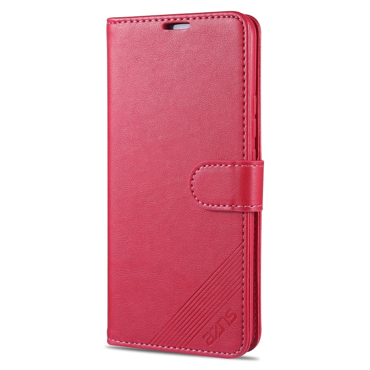 For Vivo X60 Pro AZNS Sheepskin Texture Horizontal Flip Leather Case with Holder & Card Slots & Wallet