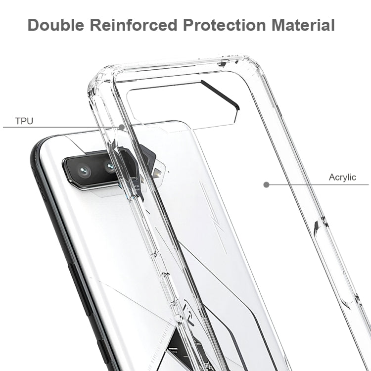 For Asus ROG Phone 5 Shockproof Scratchproof TPU + Acrylic Protective Case