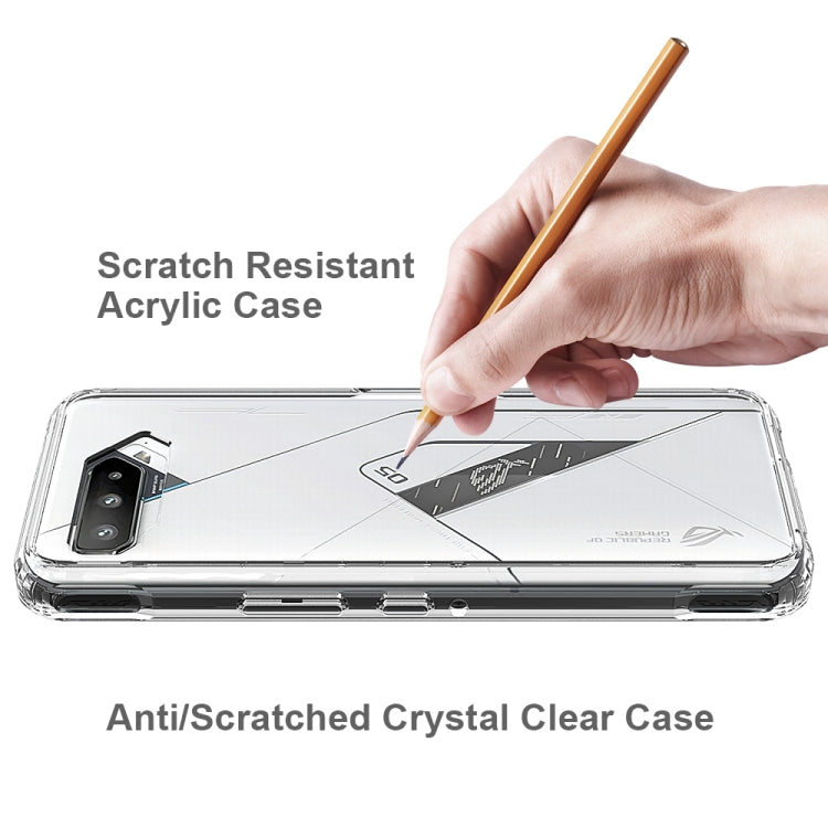 For Asus ROG Phone 5 Shockproof Scratchproof TPU + Acrylic Protective Case