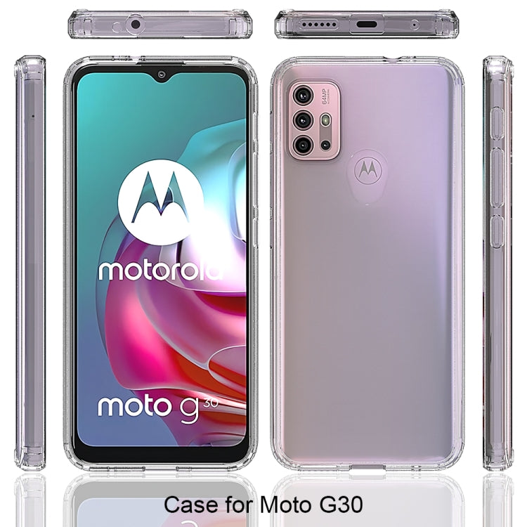 For Motorola Moto G30 / G20 / G10 Shockproof Scratchproof TPU + Acrylic Protective Case