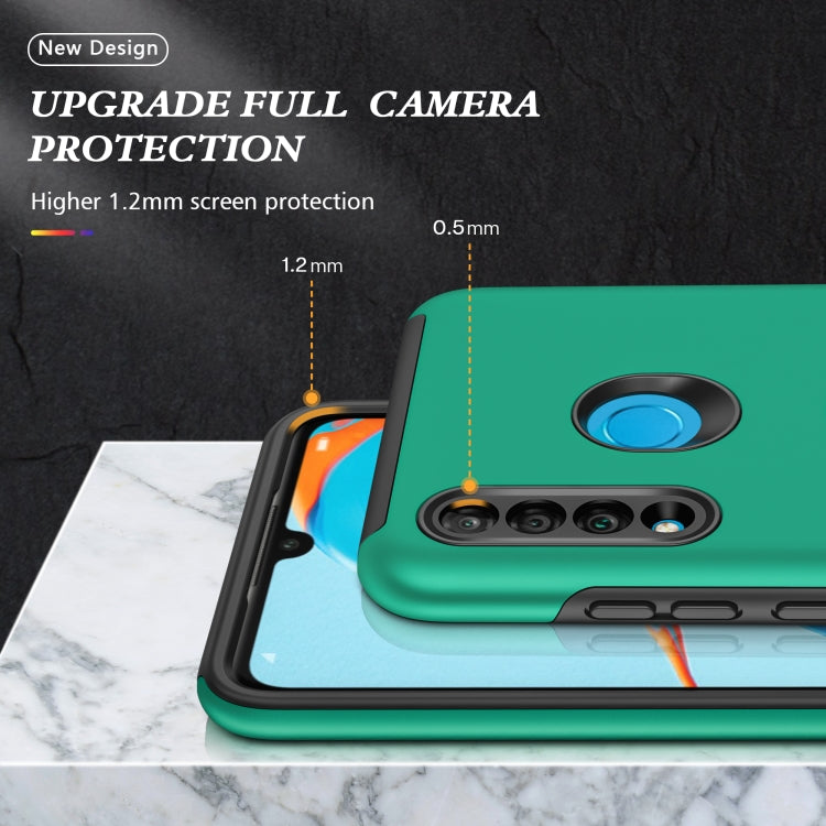 For Huawei P30 Lite PC + TPU Shockproof Magnetic Protective Case with Invisible Ring Holder