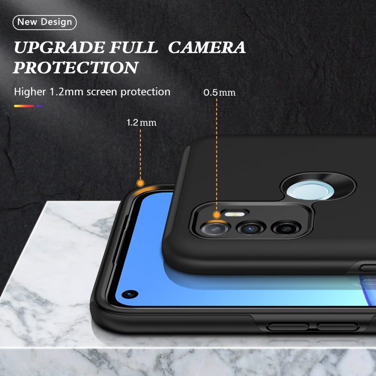 For OPPO A53 PC + TPU Shockproof Magnetic Protective Case with Invisible Ring Holder