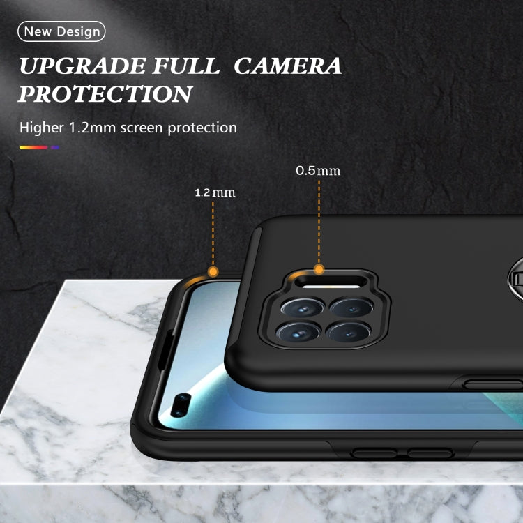 For OPPO A93 4G PC + TPU Shockproof Magnetic Protective Case with Invisible Ring Holder