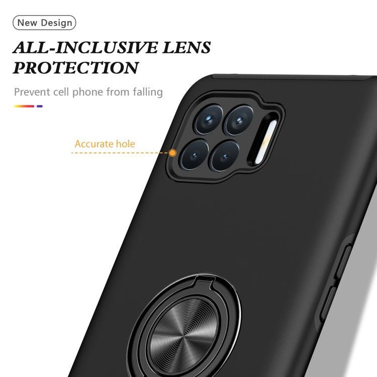 For OPPO A93 4G PC + TPU Shockproof Magnetic Protective Case with Invisible Ring Holder