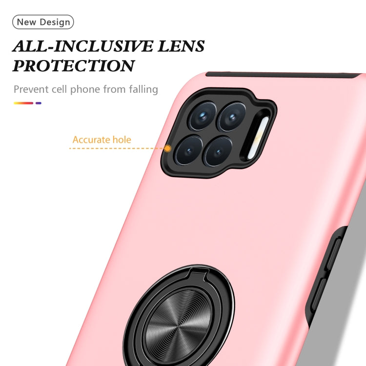 For OPPO A93 4G PC + TPU Shockproof Magnetic Protective Case with Invisible Ring Holder