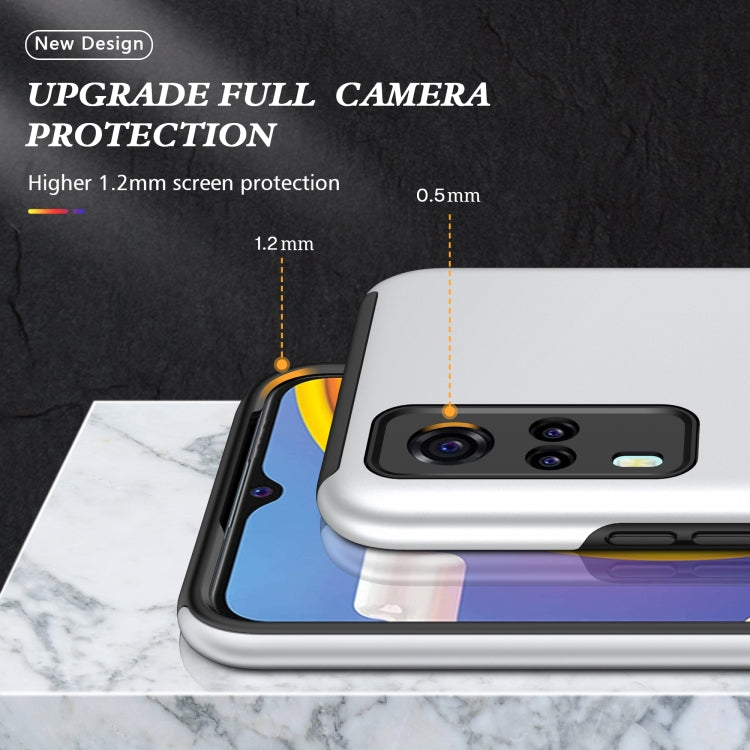 For vivo Y31 PC + TPU Shockproof Magnetic Protective Case with Invisible Ring Holder