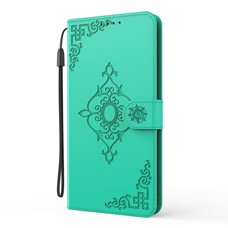 For OnePlus 8 Embossed Fortune Flower Pattern Horizontal Flip Leather Case with Holder & Card Slot & Wallet & Lanyard