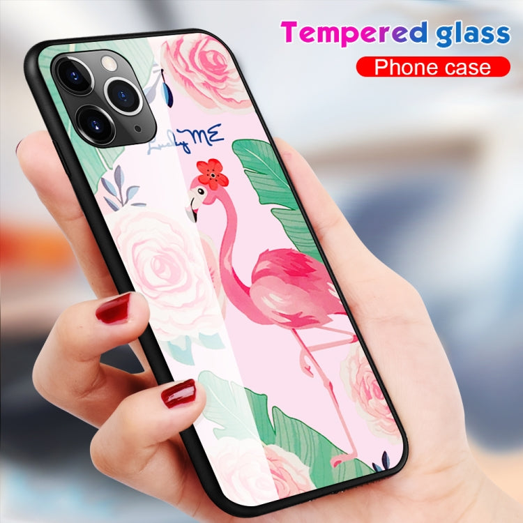 For iPhone 11 Colorful Painted Glass Case