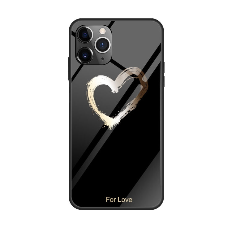 For iPhone 11 Colorful Painted Glass Case