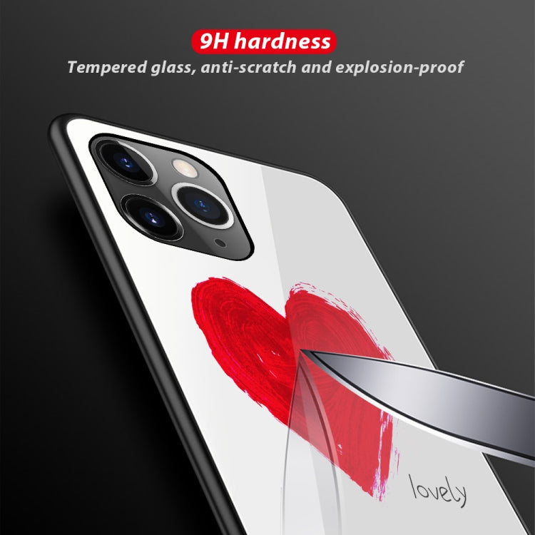 For iPhone 11 Colorful Painted Glass Case