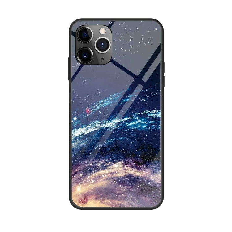 For iPhone 11 Colorful Painted Glass Case