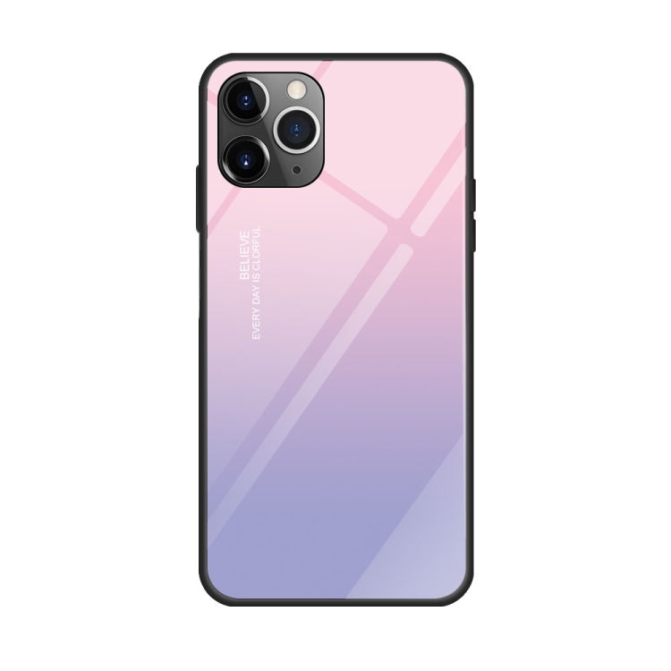 For iPhone 11 Pro Max Colorful Painted Glass Case
