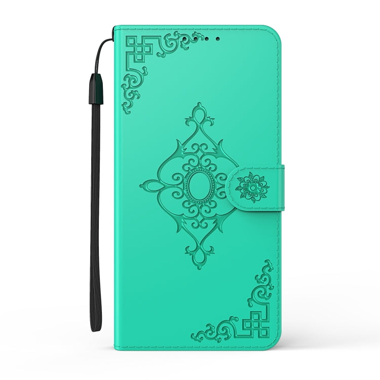 For Samsung Galaxy A10 / M10 Embossed Fortune Flower Pattern Horizontal Flip Leather Case with Holder & Card Slot & Wallet & Lanyard
