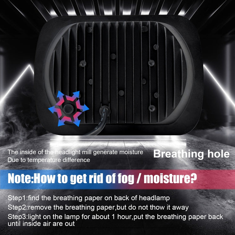 DC9-30V / 30W / 3000LM / IP67 7 inch Truck Running Water Turn Signal LED Dynamic Blinker Side Light