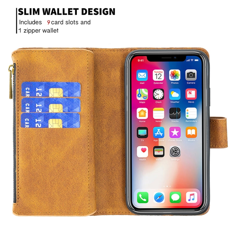 For iPhone XS Max Flying Butterfly Embossing Pattern Zipper Horizontal Flip Leather Case with Holder & Card Slots & Wallet