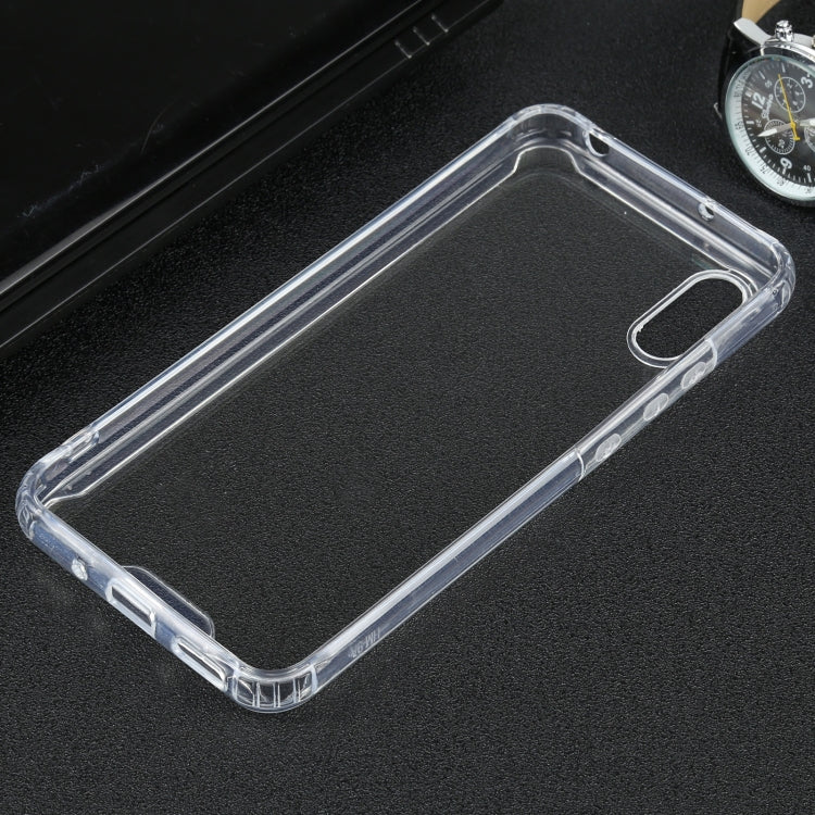 For Xiaomi Redmi 9A Four-corner Shockproof Transparent TPU + PC Protective Case