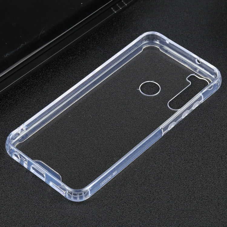For Xiaomi Redmi Note 8T Four-corner Shockproof Transparent TPU + PC Protective Case