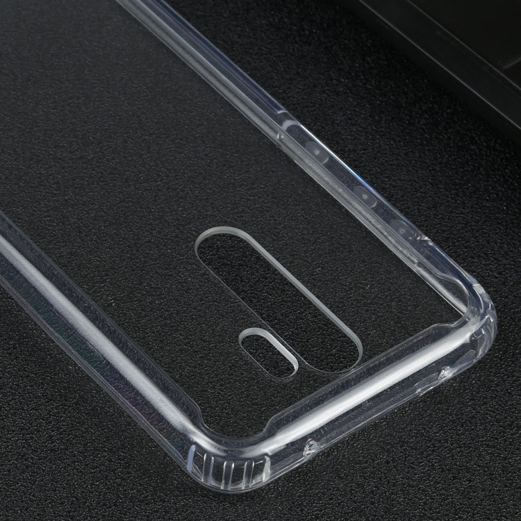 For Xiaomi Redmi Note 8 Pro Four-corner Shockproof Transparent TPU + PC Protective Case