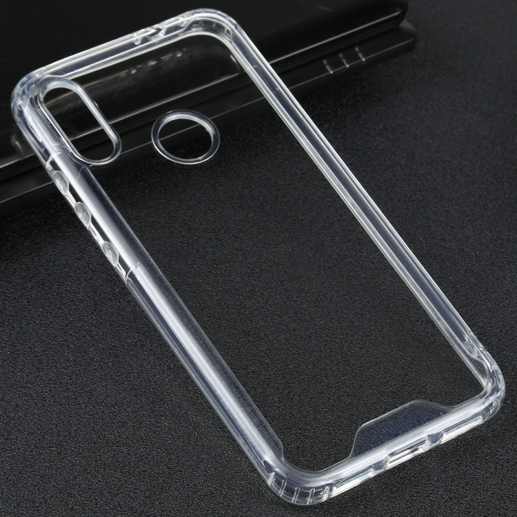 For Xiaomi Redmi Note 7 Four-corner Shockproof Transparent TPU + PC Protective Case