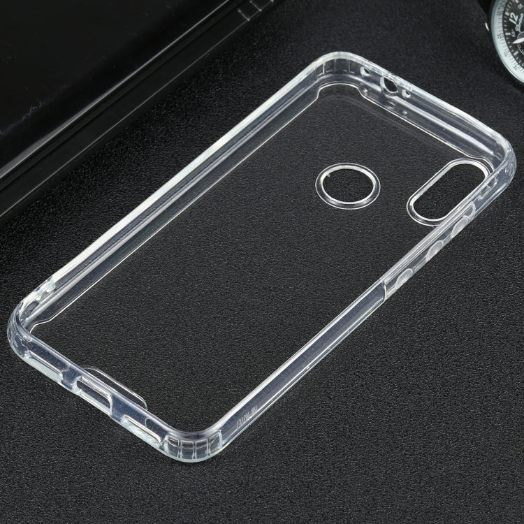 For Xiaomi Redmi Note 7 Four-corner Shockproof Transparent TPU + PC Protective Case
