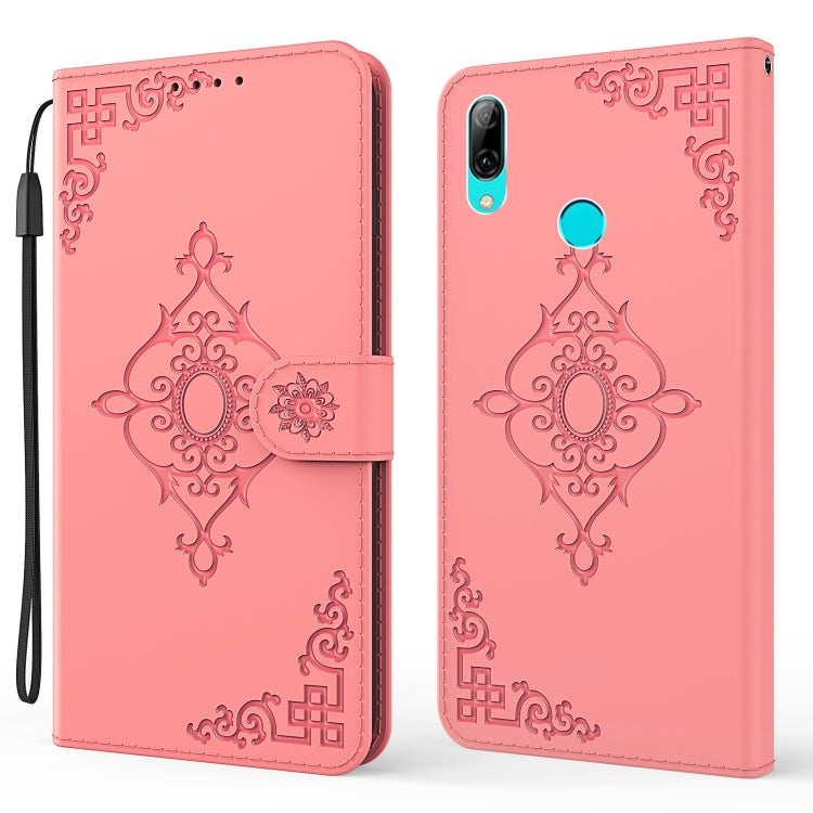For Honor 10i / Honor 20 Lite Embossed Fortune Flower Pattern Horizontal Flip Leather Case with Holder & Card Slot & Wallet & Lanyard