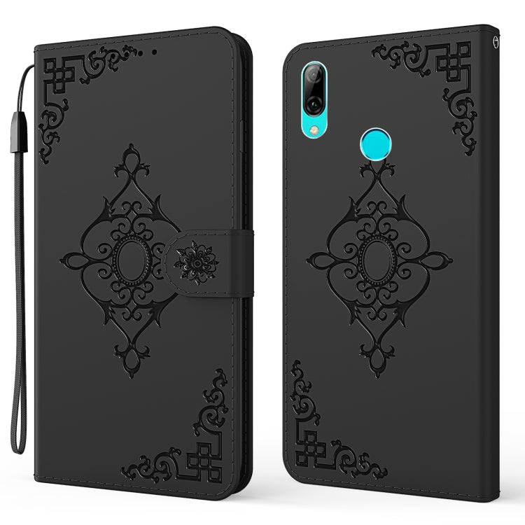 For Honor 10i / Honor 20 Lite Embossed Fortune Flower Pattern Horizontal Flip Leather Case with Holder & Card Slot & Wallet & Lanyard