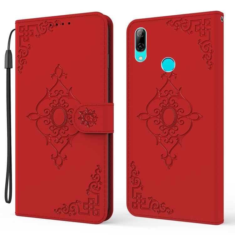For Honor 20i / Honor 10 Lite Embossed Fortune Flower Pattern Horizontal Flip Leather Case with Holder & Card Slot & Wallet & Lanyard