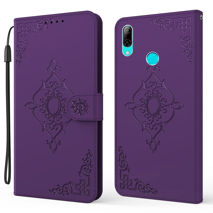 For Honor 20i / Honor 10 Lite Embossed Fortune Flower Pattern Horizontal Flip Leather Case with Holder & Card Slot & Wallet & Lanyard