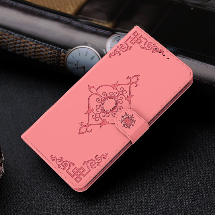 For Nokia 3.4 Embossed Fortune Flower Pattern Horizontal Flip Leather Case with Holder & Card Slot & Wallet & Lanyard