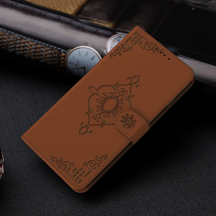 For Nokia 3.4 Embossed Fortune Flower Pattern Horizontal Flip Leather Case with Holder & Card Slot & Wallet & Lanyard